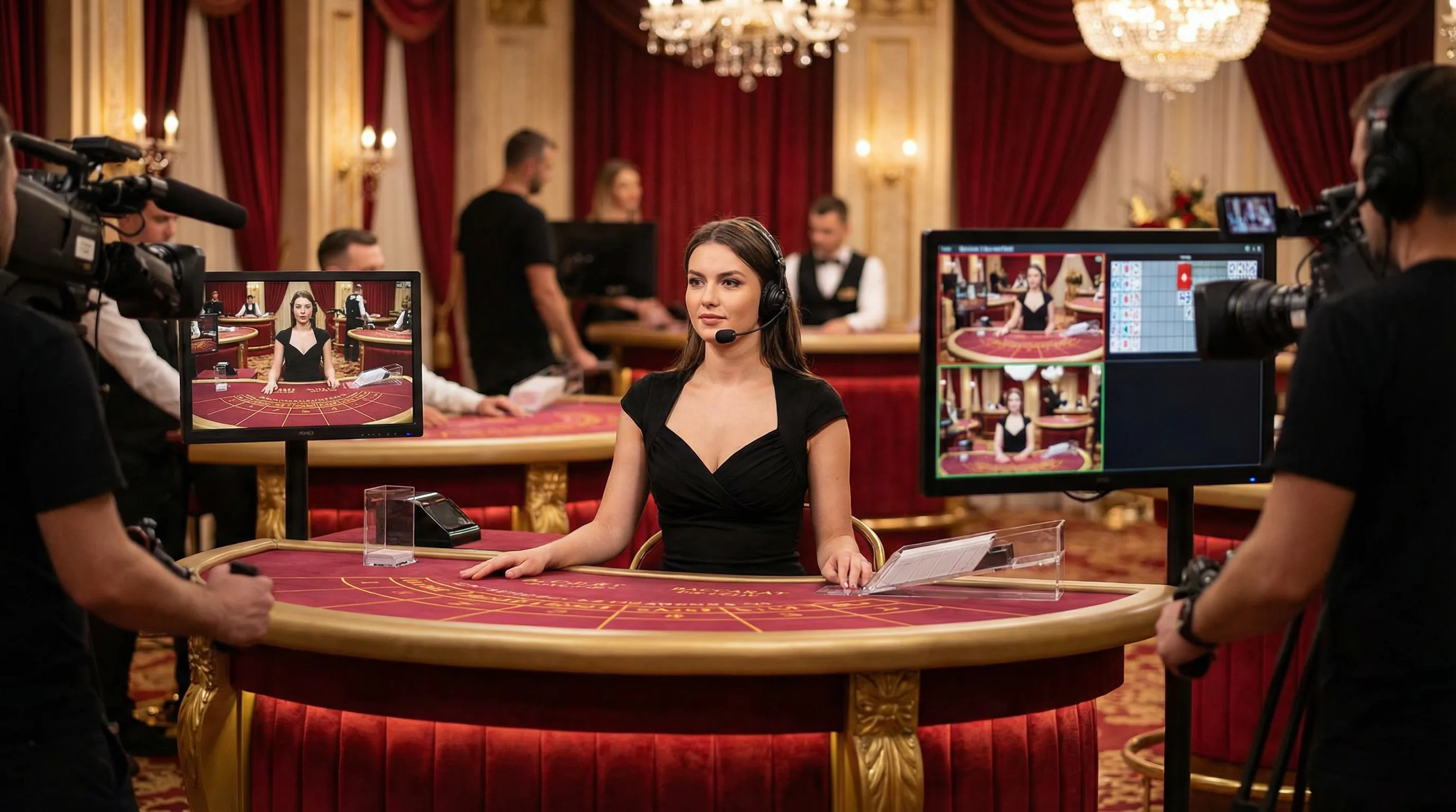 真人百家乐荷官直播画面