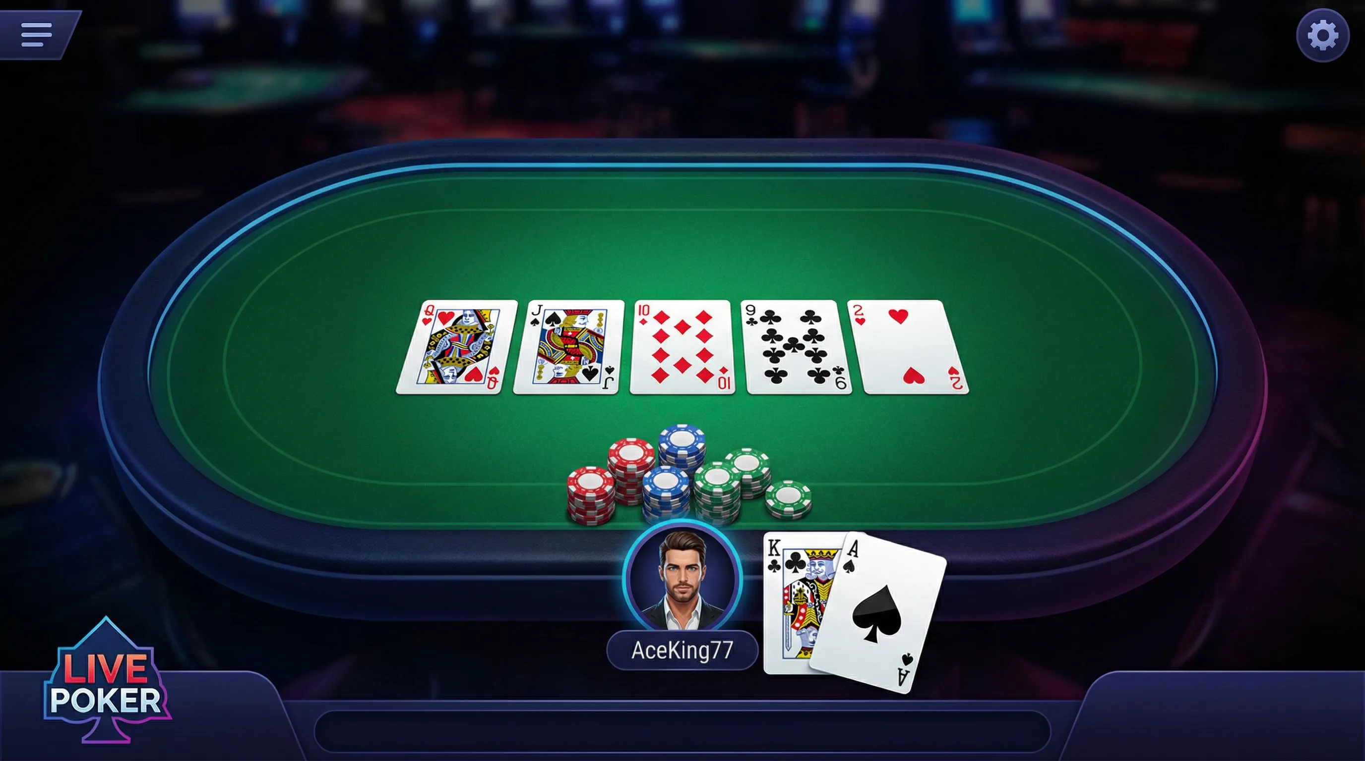 德州扑克在线对局截图